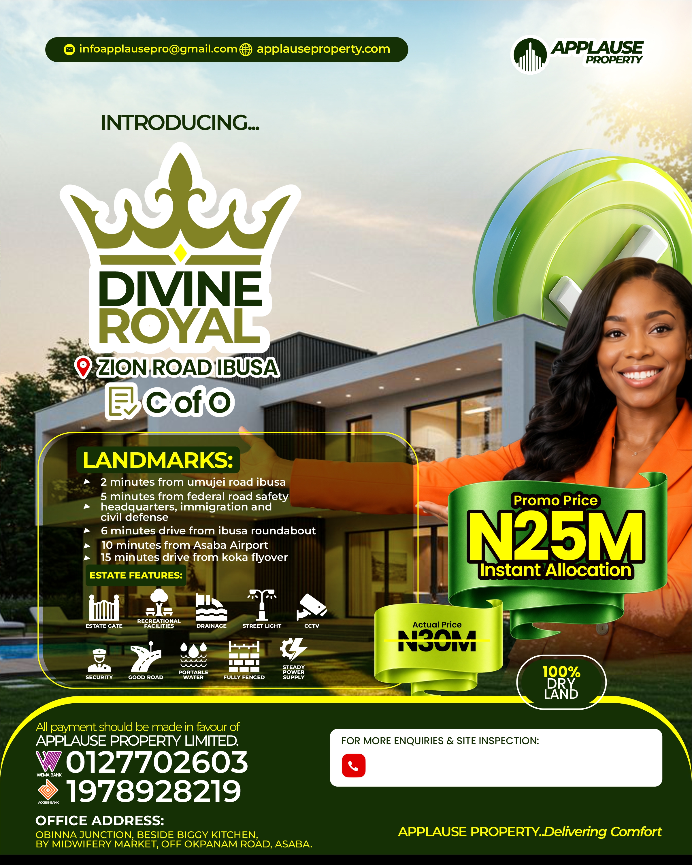 Divine Royal Estate Flyer